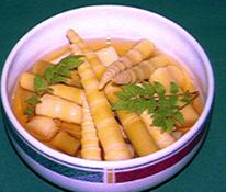 竹の子醤油煮 盛り付け例